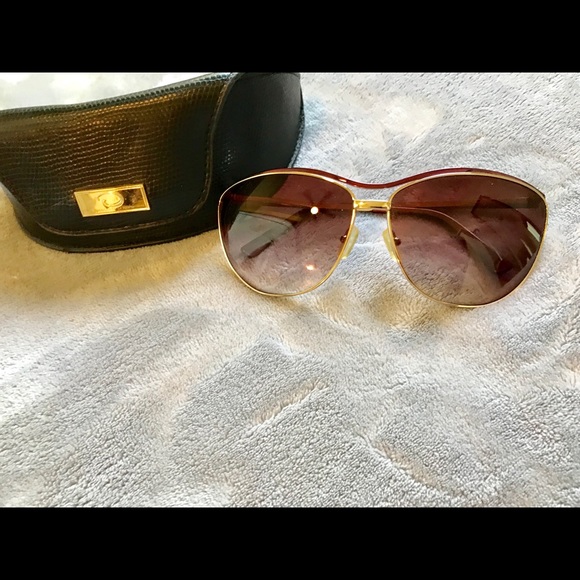 [O by Oscar de la Renta] Glam Cat Eye Metal - Picture 4 of 7